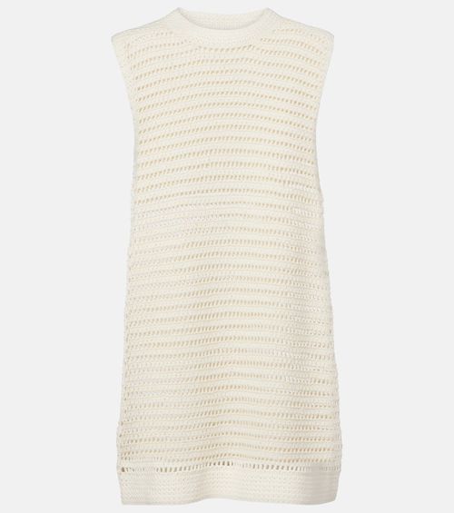 Lucy crochet cotton minidress