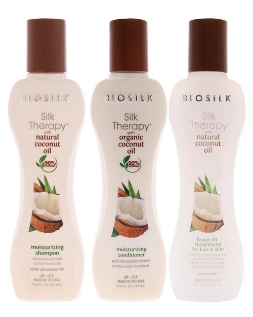 Unisex Silk Therapy With Organic Coconut Oil Moisturizing