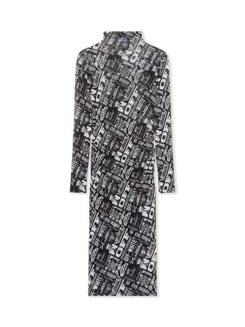 Multilogo Mesh Gather Midi Dress - Female Dresses Multilogo