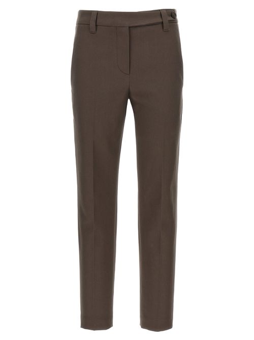 Brunello Cucinelli - Monile Cotton Pants Brown