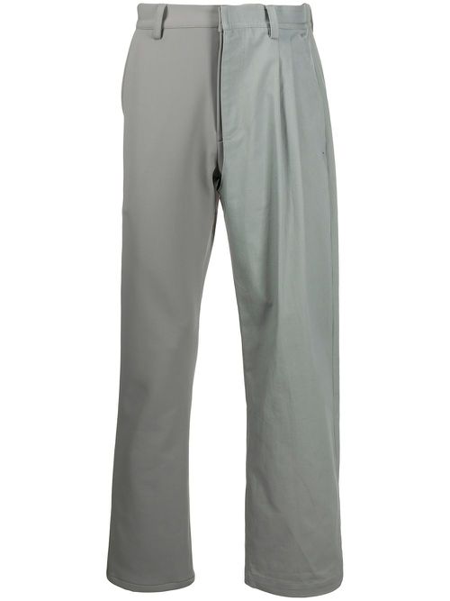 Straight leg tailored trousers - Grey