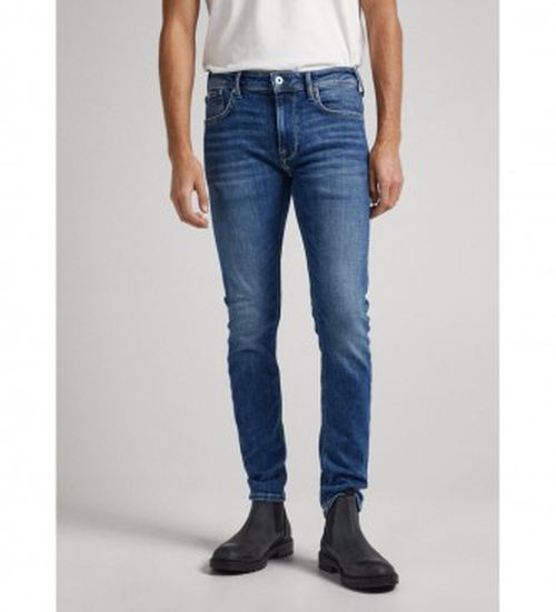 Pepe Jeans for man. PM206321HS6 Finsbury blue jeans (30/34), Casual, Cotton, Denim, Sustainable