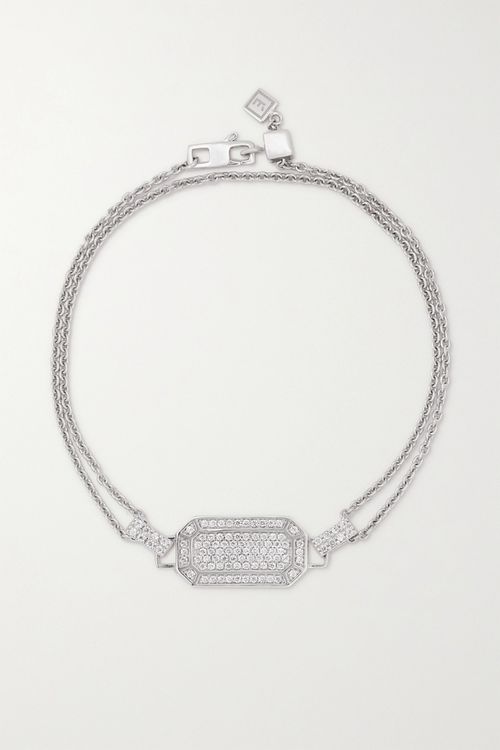 18-karat White Gold Diamond Bracelet - One size