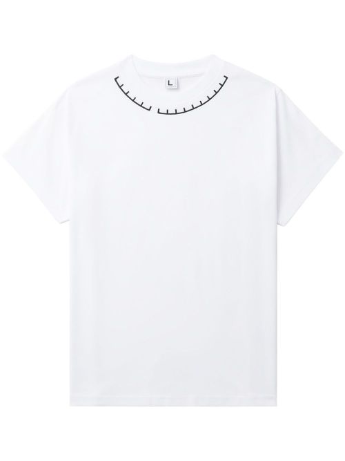 Printed short-sleeve T-shirt - White