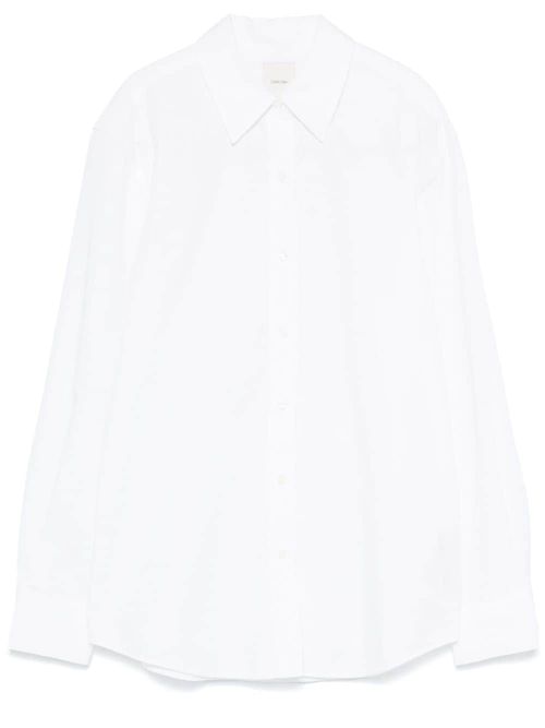 Cotton poplin shirt - White