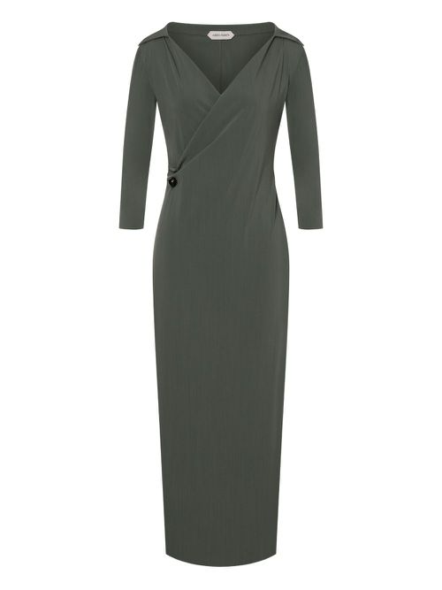 Wool-blend dress - Grey