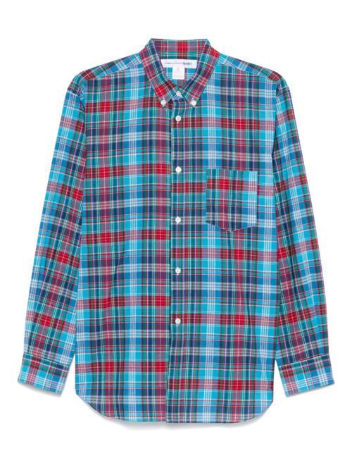 Blue Long Sleeve Plaid Shirt
