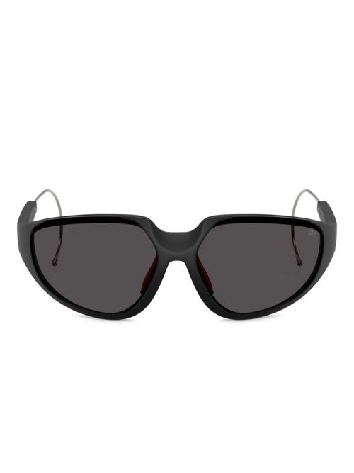 Moncler Eyewear logo-print sunglasses - Black