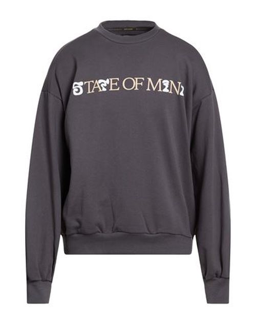 Man Sweatshirt Grey Size L Cotton