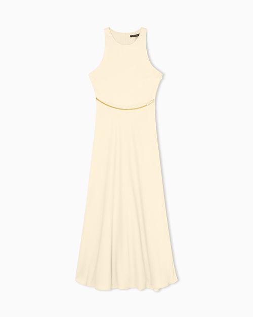 Flowing Midi Dress in Recycled Crêpe Satin