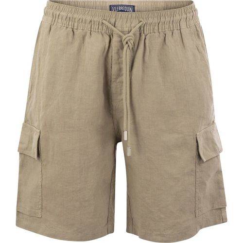 Vilebrequin Linen Cargo Bermuda Short