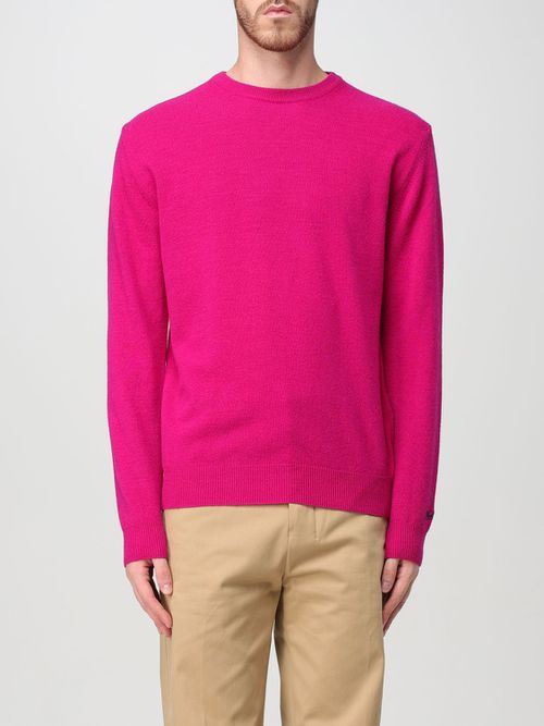 Sweater Men color Fuchsia