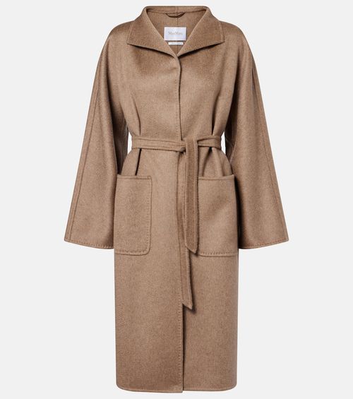 Lilia cashmere wrap coat