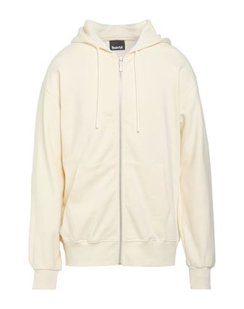 Man Sweatshirt Cream Size XL Cotton