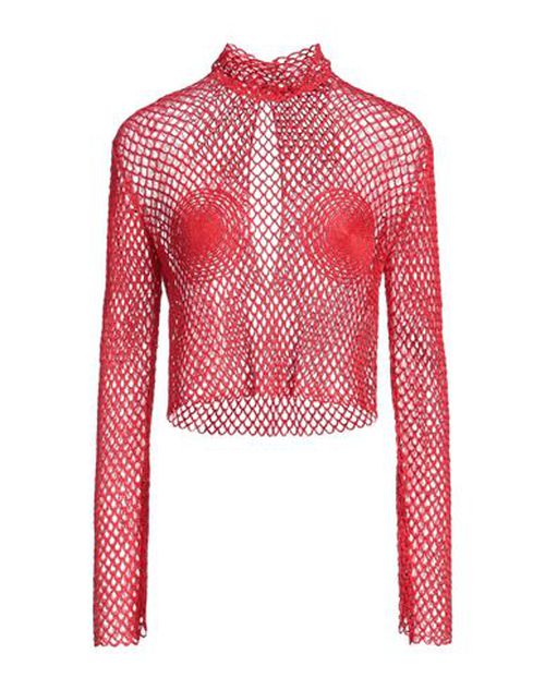 Woman Turtleneck Red