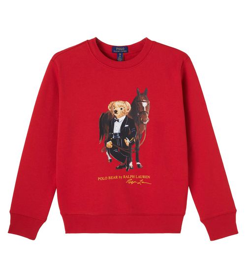 Polo Bear cotton sweatshirt