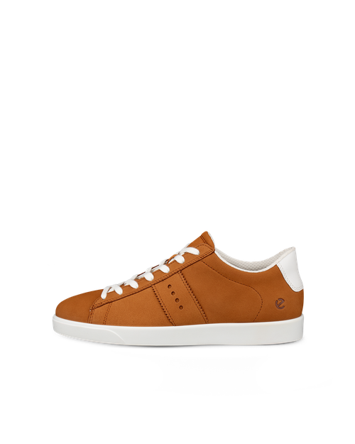 STREET LITE - Women's Nubuck Trainer - Brown - 36