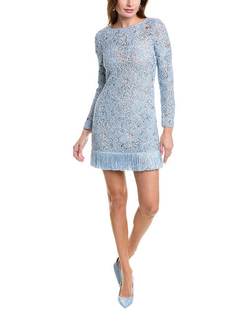 Birdsnest Crochet Shift Dress