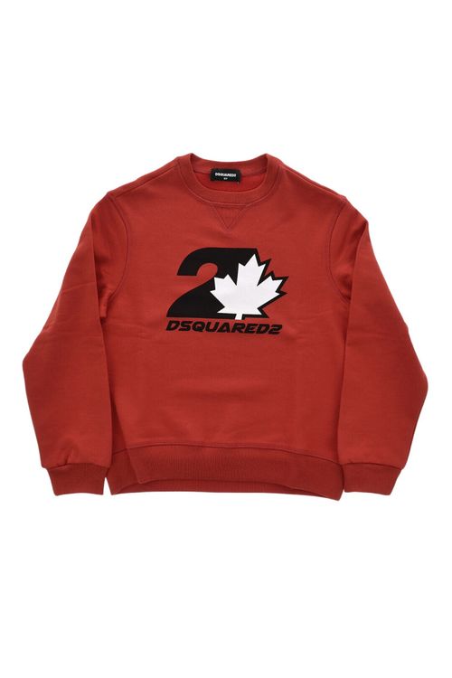 Boys Red Logo Sweatshirt