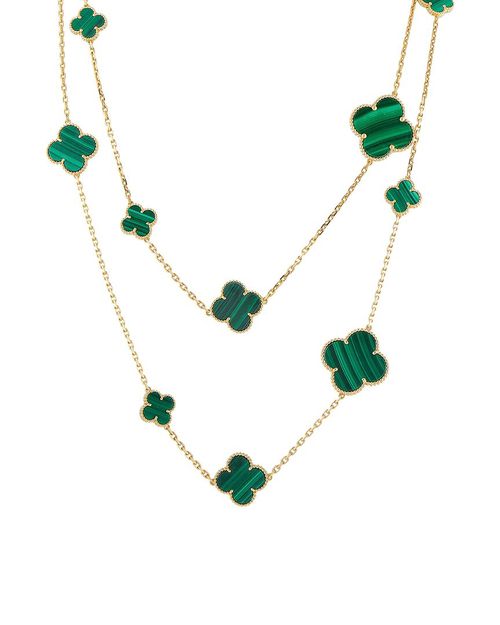 18K Malachite Necklace (Authentic Pre-Loved)