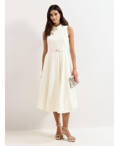 Women's Ariane Shirt Dress - Ivory