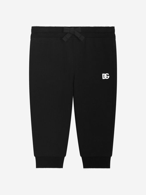 Dolce & Gabbana Baby Boys Logo Joggers in Black 12 - 18 Mths