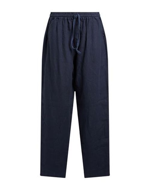 Man Pants Midnight blue Size 3XL Linen