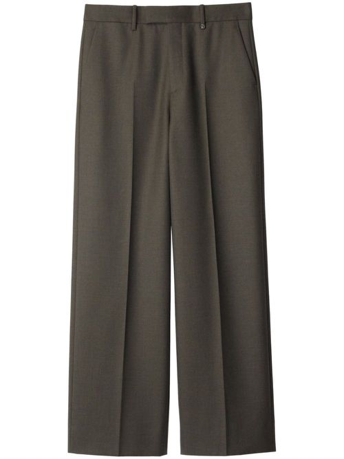Wool tailored trousers - Grey