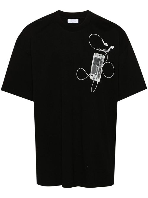 SCAN ARR OVER S S TEE - 1006 BLACK GREY