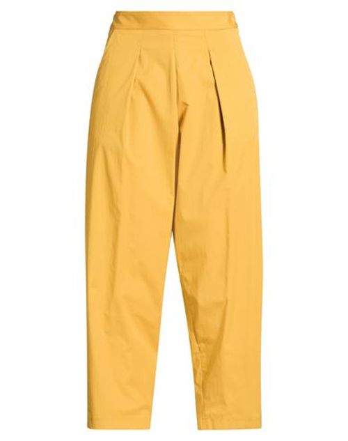 Woman Pants Marigold Size 8 Cotton, Polyamide, Elastane