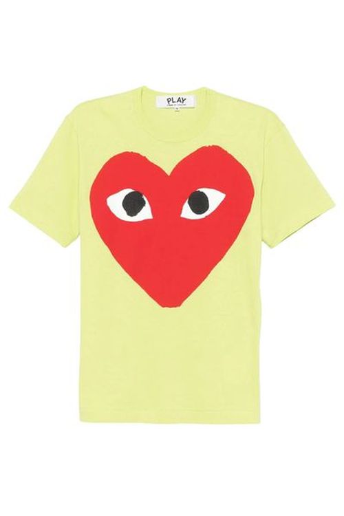 Comme des Garçons Play Heart-Print Jersey T-Shirt