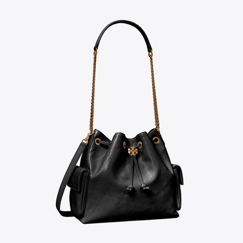 Women's Charlie Quilted Drawstring Shoulder Bag, One Size