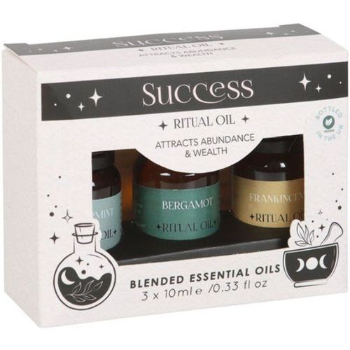 Set of 3 Success Ritual Blended Essential Oils
