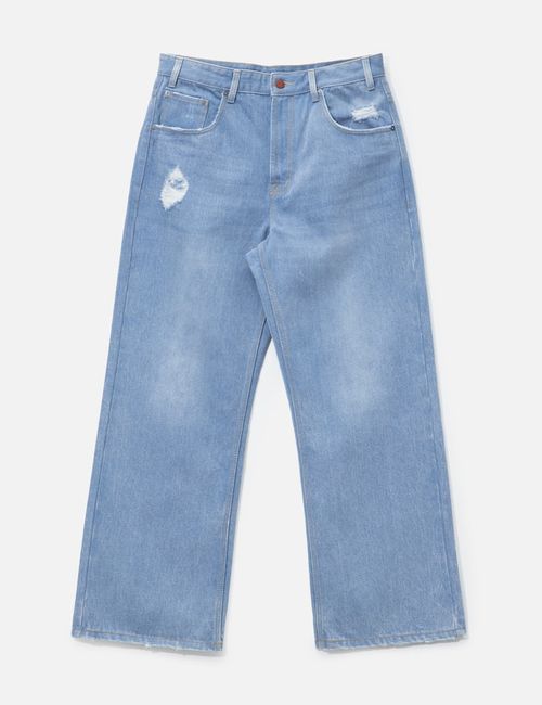 Light Blue Straight Leg Denim