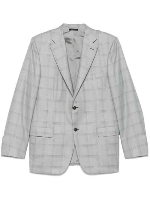 Checked blazer - Grey