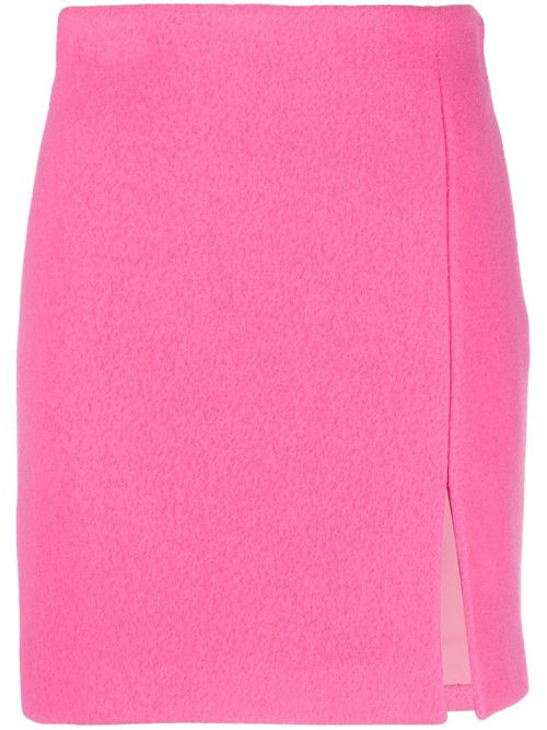Side-slit mini skirt - Pink