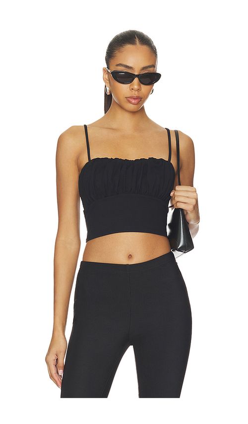 Susana Monaco Bubble Tank in Black. XL. Also in XS, S