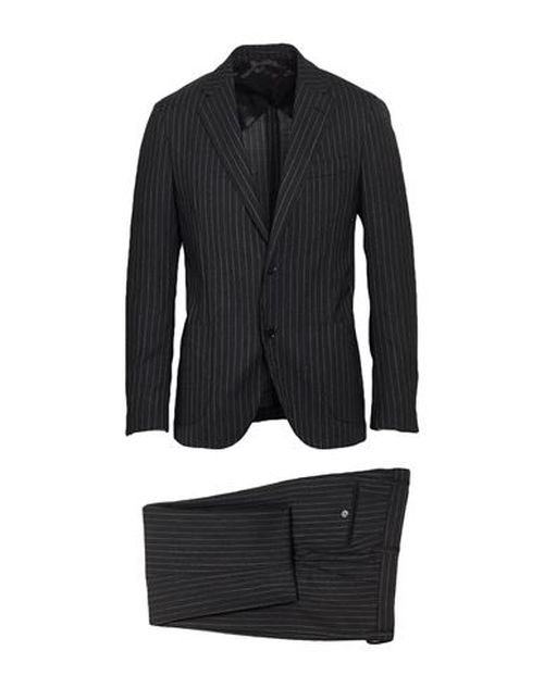 Man Suit Black Size 38 Wool