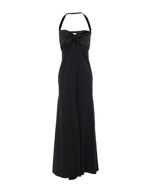 Woman Maxi dress Black Size 4 Viscose, Polyamide, Elastane, Acrylic