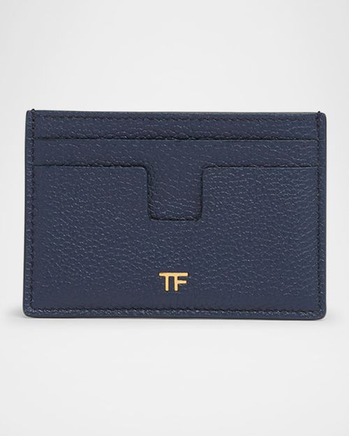 TF Card Holder in Grained Leather