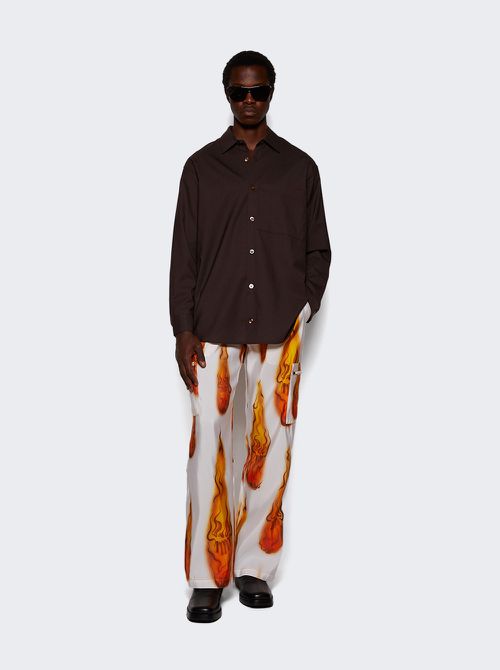 Silk Cargo Pants Spirit Drops