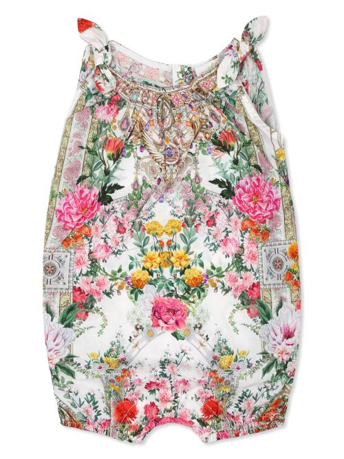 Egyptian Rose romper - White