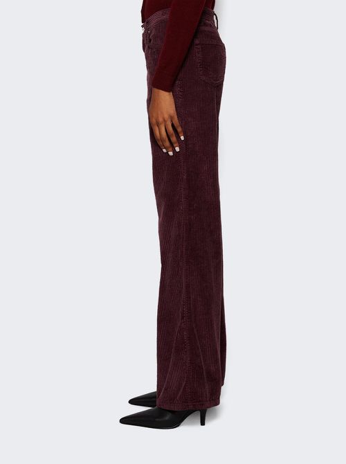 France Corduroy Trousers Bordeaux
