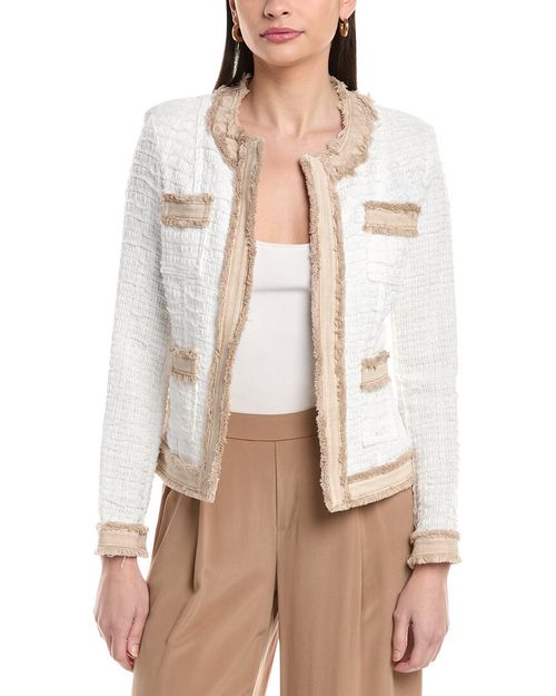 Lagence Agnes Tweed Denim Jacket