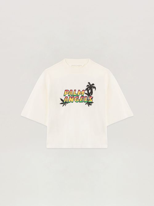 Sunset Graphic Boxy T-shirt - Woman T