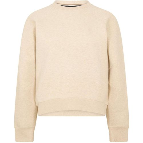 Boss Womens Crew Neck Raglan Sleeve Sweatshirt in Open White
