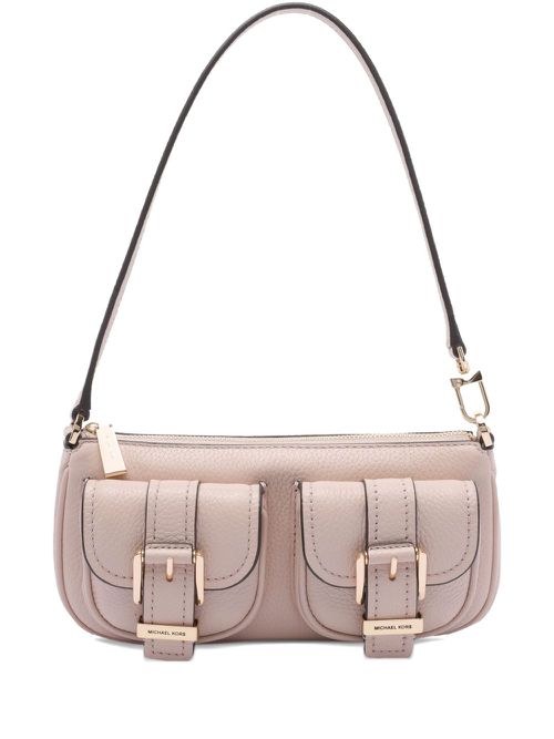 Double-buckle shoulder bag - Pink
