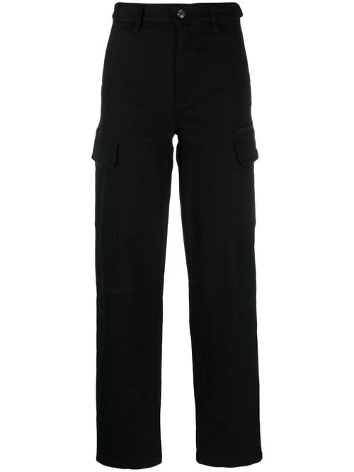 Ezea straight-leg cargo trousers - Black