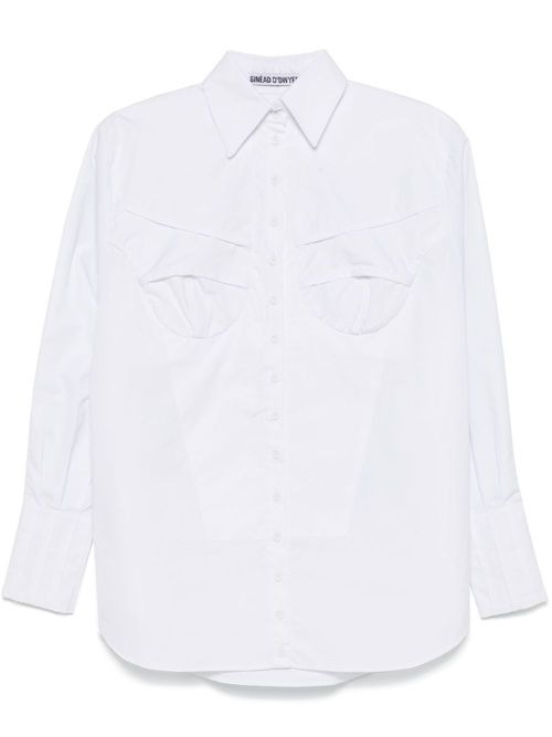 Bustier Shirt - Women's - Cotton