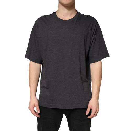 Cotton Crewneck T-Shirt — Gray